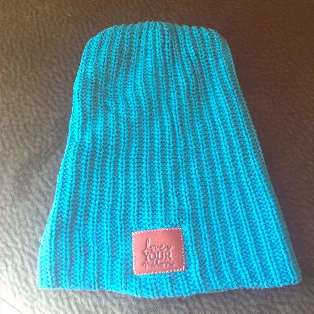 Turquoise Love your Melon beanie